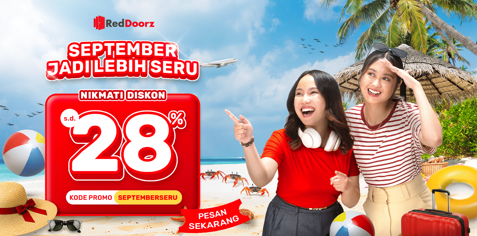 Bukti validasi kode promo - RedDoorz - [[Diskon 28%]] untuk pesan kamar sekarang