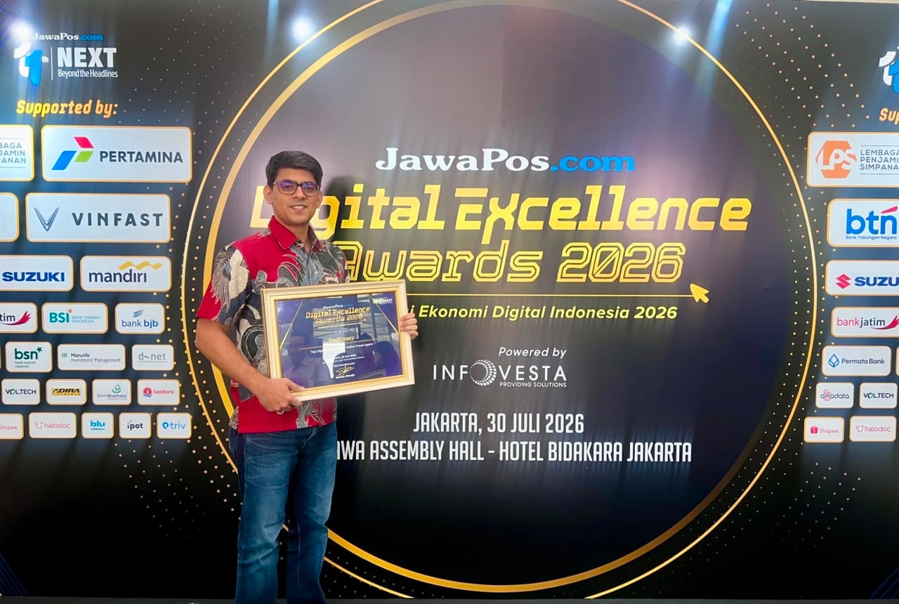 RedDoorz Recognized as Top Digital Application – Online Travel Agent at JawaPos.com Digital Excellence Awards 2026