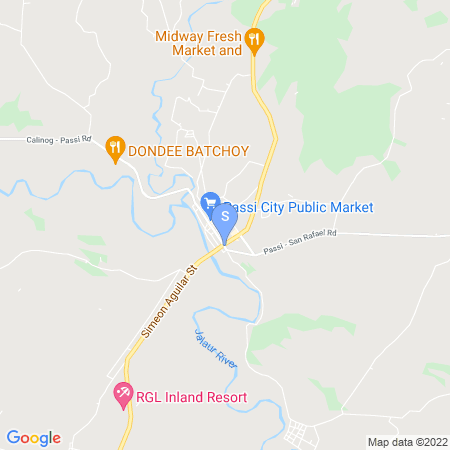 Map showing location of RedDoorz @ Guest Hotel Passi City Iloilo