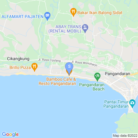 Map showing location of RedDoorz near Pamugaran Beach Pangandaran
