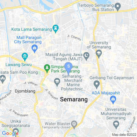 Peta lokasi KoolKost Syariah near Universitas PGRI Semarang (Minimun Stay 6 Nights)