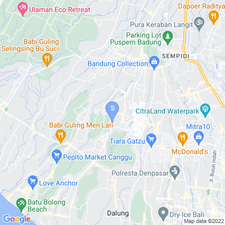 Peta lokasi KoolKost near Raya Canggu (Minimum Stay 5 Nights)