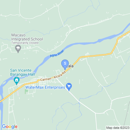 Map showing location of RedDoorz @ Alcala Garden Resort