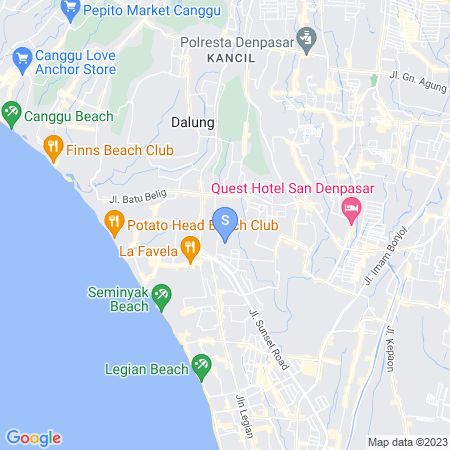 Peta lokasi The Lavana Bali Radiance Arjuna Villa Seminyak