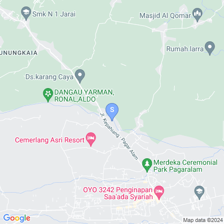 Map showing location of Anaqi Homestay Mitra RedDoorz