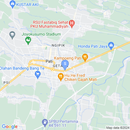 Peta lokasi RedDoorz @ Hotel DPraya Pati