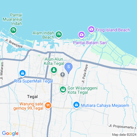Map showing location of Zumo Home Tegal Mitra RedDoorz