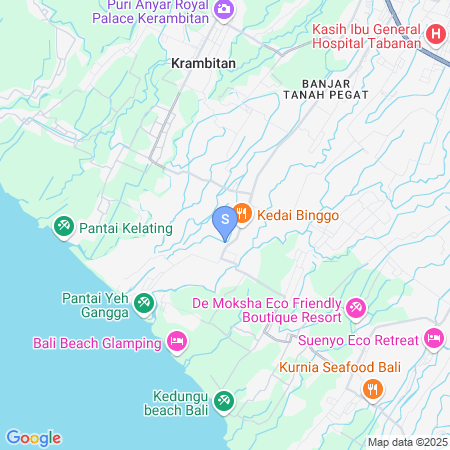 Map showing location of Ananda Villa Yeh Gangga by The Lavana (4 Bedroom Villa with Private Pool)