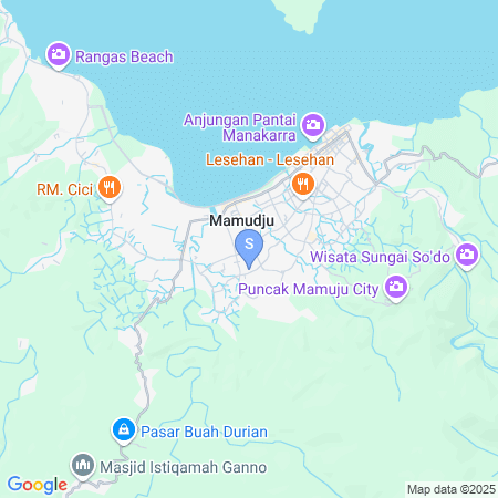 Map showing location of RedDoorz Plus @ Hotel Lestari Karema Mamuju