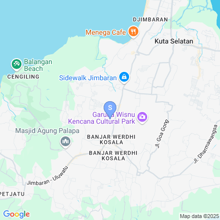 Map of The Lavana Villa Bukit Jimbaran (2 Bedroom Villa with Private Pool - Minimum Stay 3 Nights)