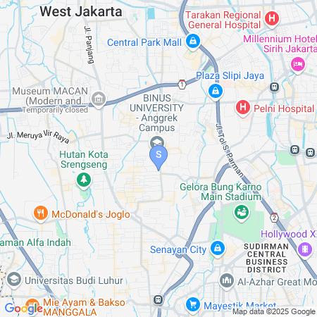 Map showing location of Rabel Guest House RedPartner
