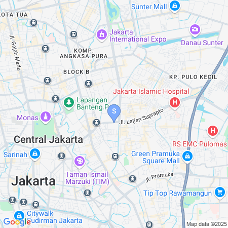 Peta lokasi Hotel Garuda RedPartner