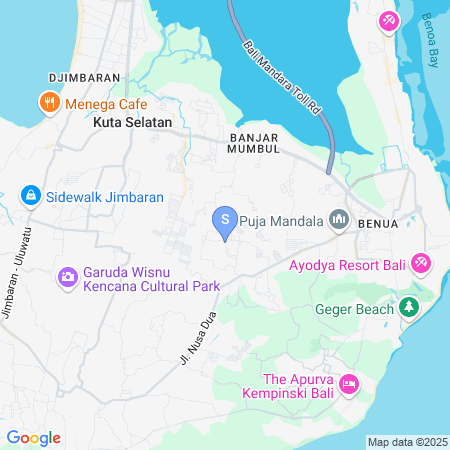 Map showing location of RedDoorz near Politeknik Pariwisata Nusa Dua Bali