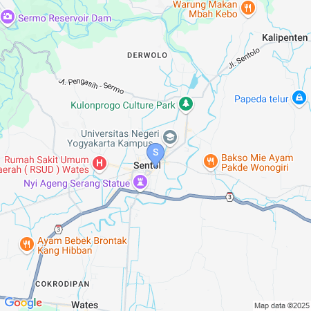 Peta lokasi Niti Stay Syariah near Stasiun Wates RedPartner