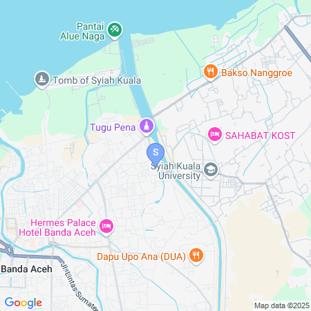 Map showing location of RedDoorz Syariah @ Hotel Seunia Banda Aceh
