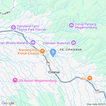Map showing location of Cottage Griya Inkoppabri Mitra RedDoorz