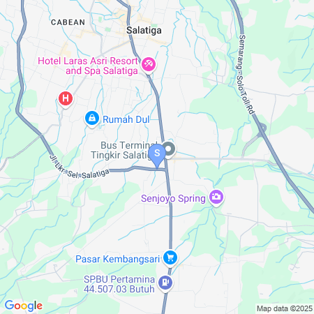 Map showing location of RedDoorz near Terminal Bus Tingkir Salatiga
