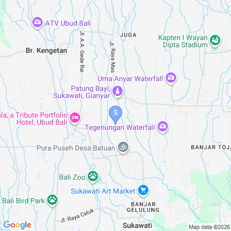 Map of The Lavana Villa Umah Adit Ubud