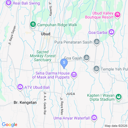Peta lokasi The Lavana Villa Kamane Ubud