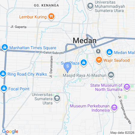 Map showing location of RedDoorz @ Wika Wiki Homestay
