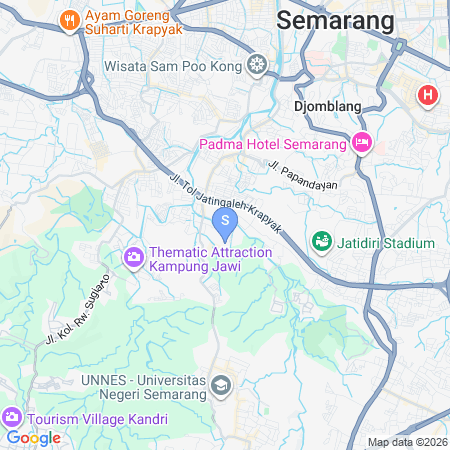 Peta lokasi Dprof Exclusive Guesthouse Semarang RedPartner