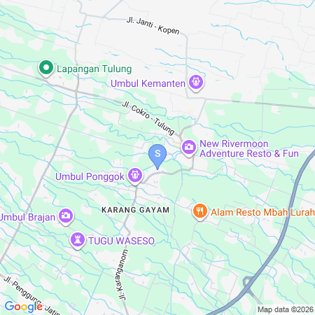 Map showing location of Urbanview Bumi Tirta Village Syariah