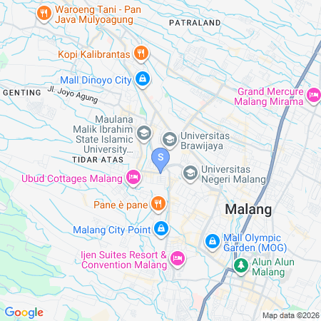 Map showing location of Urbanview Java Living Sigura Gura