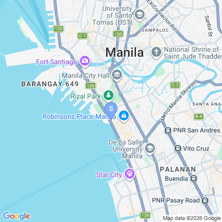 Map showing location of Grand Riviera Suites by RedDoorz