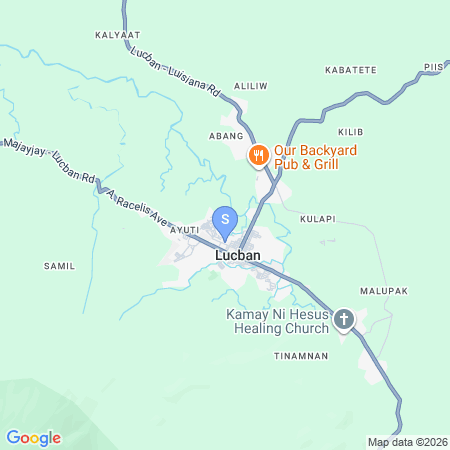 Map showing location of Zurea Hotel Lucban Quezon by RedDoorz
