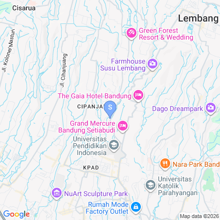 Map showing location of The Lavana Rumah Elok Bajuri