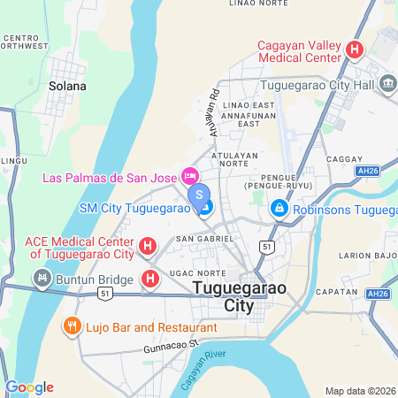 Map showing location of Hotel Erich Tuguegarao City by RedDoorz