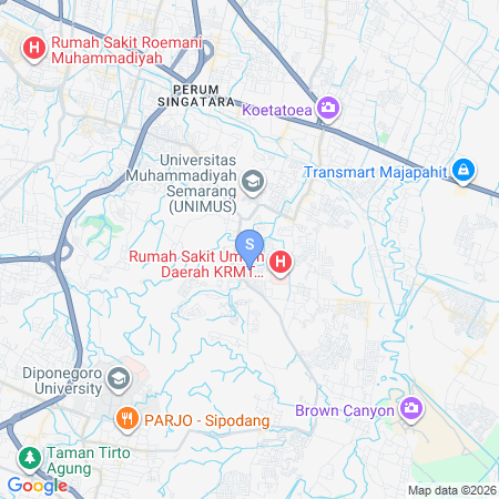 Map showing location of RedDoorz Syariah near UNIMUS 3 Semarang