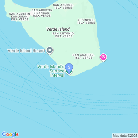 Map showing location of Surface Interval Resort Isla Verde Batangas City