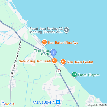 Map showing location of Urbanview Villa Tirtamaya