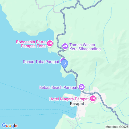 Map showing location of Urbanview Gapura Hotel Parapat
